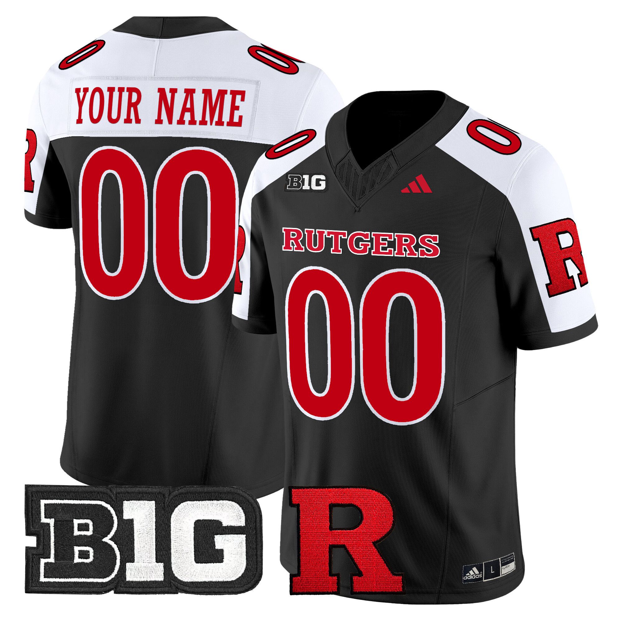 Men Rutgers Scarlet Knights Black 2024 Vapor Limited Custom NCAA Jersey->ncaa teams->NCAA Jersey